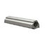 Silvery Anodized Aluminium Extruded Profiles / Cutting / Drilling / CNC Machining
