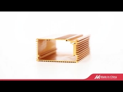 6063t6 Ανωδικοποιημένο βιομηχανικό προφίλ αλουμινίου Κύλινδρο / Ηλεκτρικό κέλυφος