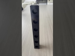 Μαύρα/διαφανή προφίλ εξώθησης αλουμινίου ανωτισμού ηλεκτροφορετικά επικαλυμμένα