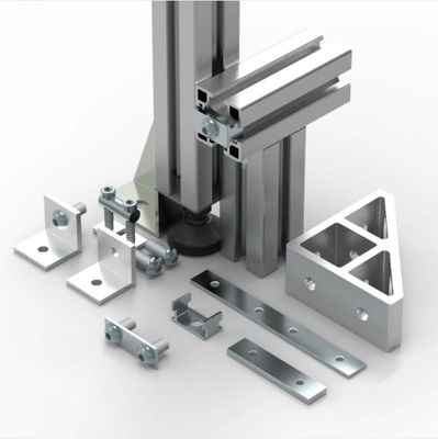 CNC Drilling V Slots Customized Color Aluminum Profile System with 6000mm Length and 40*40, 80*80, 100*100 Specifications