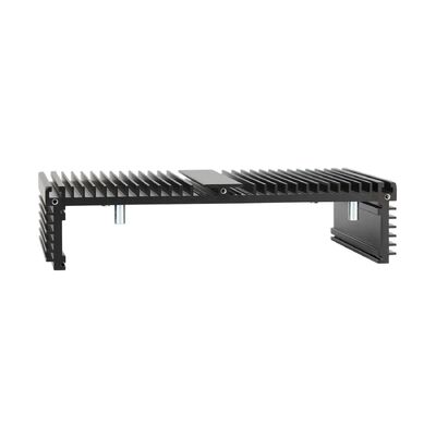 Top Quality Bright Black Anodized Aluminum Extrusion Profile for Audio Amplifier Cover with Heat Sink