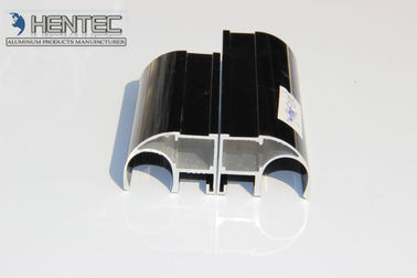 6063 6060 μαύρες μορφές Customerized χρώματος σχεδιαγράμματος εξωθήσεων πορτών αργιλίου