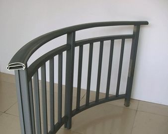 Χρωματισμένα σκόνη κιγκλιδώματα χεριών αργιλίου/κιγκλίδωμα για τα κτήρια