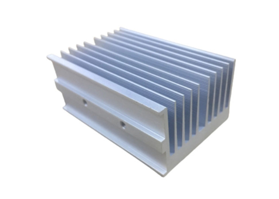 Σχεδιαγράμματα εξώθησης Heatsink αργιλίου υψηλής επίδοσης που γυαλίζουν για ηλεκτρικό