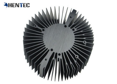 6063 - T5 ο Μαύρος σχεδιαγραμμάτων εξώθησης Heatsink δοχείων ψύξης/θερμαντικών σωμάτων/αργιλίου που υποβάλλεται σε ανοδική οξείδωση
