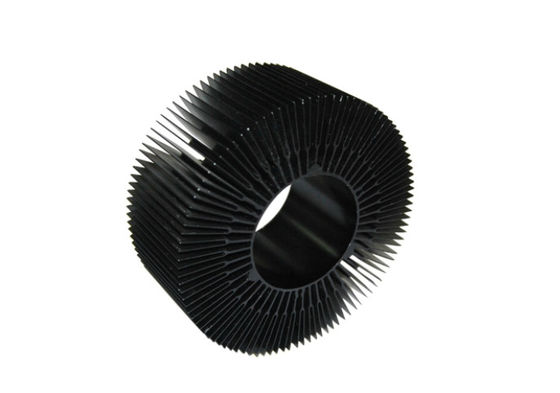 Στρογγυλό εξωθημένο αργίλιο Heatsink 6005 επί παραγγελία οδηγήσεων