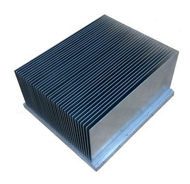 Σαφή σχεδιαγράμματα 6063-T5 εξώθησης Heatsink αργιλίου Alodined για τη βιομηχανία